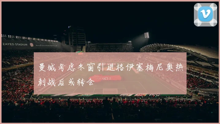 曼城考虑冬窗引进格伊塞梅尼奥热刺战后或转会