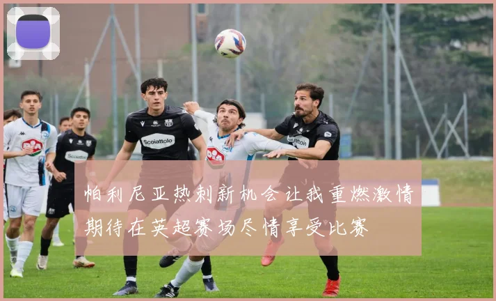 帕利尼亚热刺新机会让我重燃激情期待在英超赛场尽情享受比赛