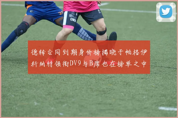 德转合同到期身价榜揭晓于帕格伊科纳特领衔DV9与B席也在榜单之中